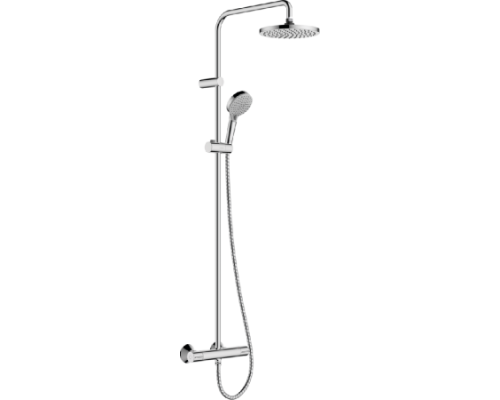 Душевая система с термостатом Hansgrohe Vernis Blend Showerpipe 200, хром, 26276000