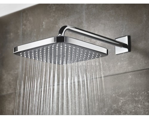 Верхний душ GROHE Tempesta Cube 250, 9,5 л/мин, 1 режим, 380 мм, хром (26682000)