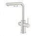 Смеситель для кухонной мойки Grohe Blue Pure Minta, 30590DC0, с подключением к фильтру с питьевой водой, с вытяжным изливом, сатин