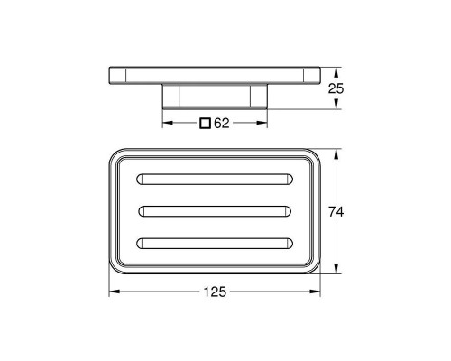 Мыльница Grohe Selection Cube 40806000