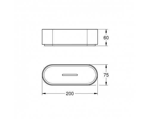 Полочка для душа GROHE Selection, без держателя (41037000)