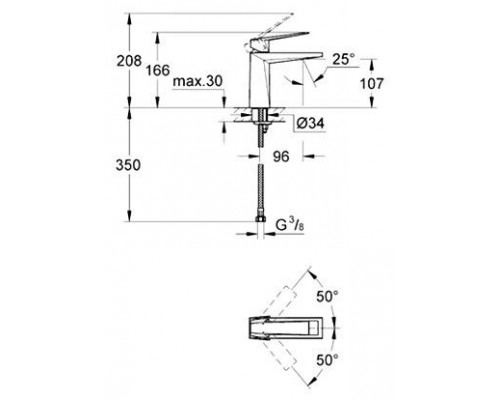 Смеситель Grohe Allure Brilliant 23033000