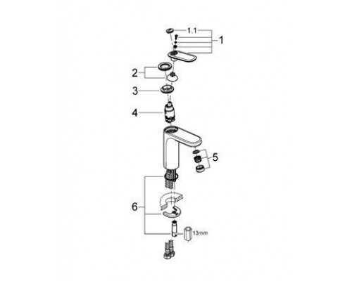 Смеситель Grohe Veris 23065000