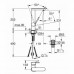 Смеситель для умывальника Grohe Plus L-Size 23844003