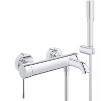 Смеситель для ванны GROHE Essence, хром (25249001) с душевым гарнитуром