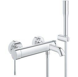 Смеситель для ванны GROHE Essence, хром (25249001) с душевым гарнитуром