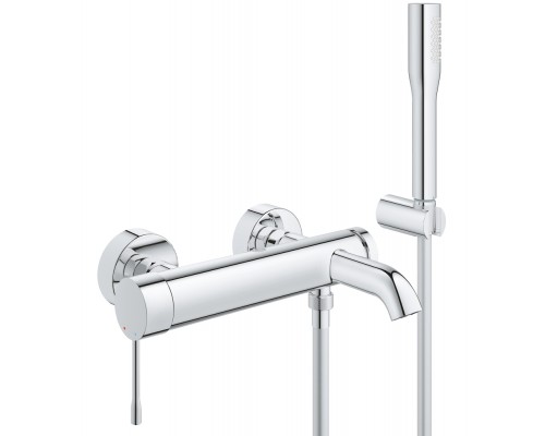 Смеситель для ванны GROHE Essence, хром (25249001) с душевым гарнитуром