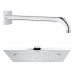 Верхний душ с кронштейном GROHE Rainshower F-series, 254х254 мм, хром (26060000)