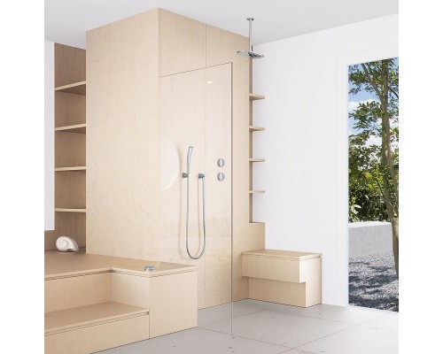 26069000 Верхний душ Grohe Rainshower Veris потолочного монтажа тропический  + кронштейн, хром (снят с производства)