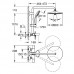 Душевая система с термостатом для ванны, GROHE Euphoria System 260, хром, (26114001)