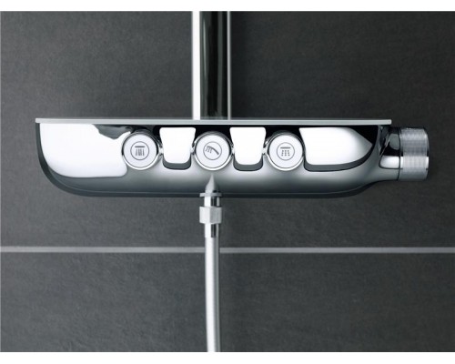 Душевая система с термостатом для настенного монтажа, GROHE Rainshower System SmartControl Duo 360, хром, (26250000)