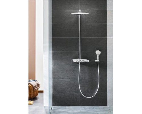Душевая система с термостатом для настенного монтажа, GROHE Rainshower System SmartControl Duo 360, хром, (26250000)