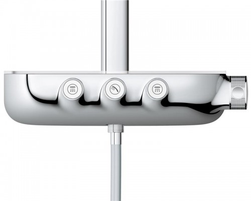 Душевая система с термостатом для настенного монтажа, GROHE Rainshower System SmartControl Duo 360, хром, (26250000)