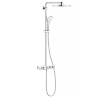 Душевая система с термостатом для настенного монтажа, GROHE Euphoria SmartControl 310 DUO, белая луна, (26507LS0)