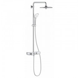 Душевая система с термостатом для настенного монтажа, GROHE Euphoria SmartControl System 260, хром, (26509000)