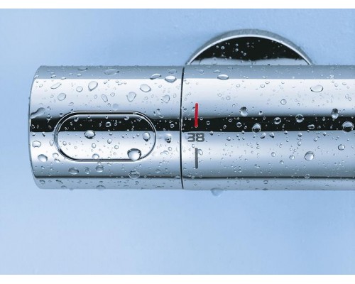 Душевая система с термостатом для настенного монтажа, GROHE Rainshower System 400, хром, (27174001)