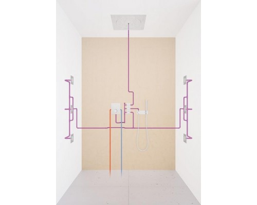 Потолочный душ, GROHE Rainshower F-Series 20, хром, (27286000)