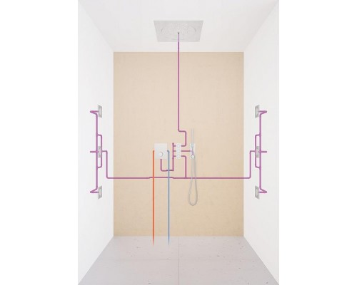 Потолочный душ, GROHE Rainshower F-Series 20, хром, (27286000)