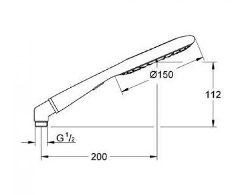 Душевая лейка Grohe Rainshower Icon 27443000
