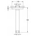 Коллекция Grohe Душевой кронштейн потолочный GROHE Rainshower neutral 151 мм, хром (27485000)