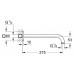 Коллекция Grohe Душевой кронштейн GROHE Rainshower neutral 275 мм, хром (27488000)