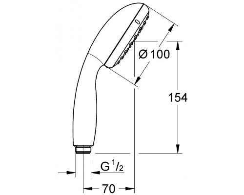 Ручной душ Grohe Tempesta 27597001