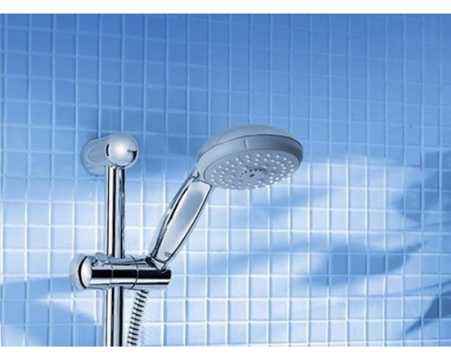 Душевой гарнитур GROHE New Tempesta с полочкой, душевая штанга 600 мм, 9,5 л/мин, хром (27600001)