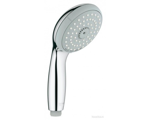 Душевой гарнитур GROHE New Tempesta с полочкой, душевая штанга 600 мм, 9,5 л/мин, хром (27600001)