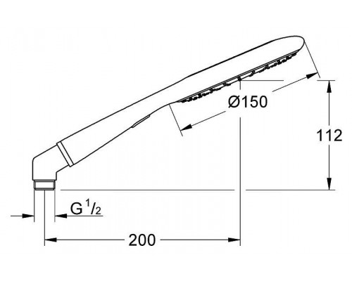 Душевая лейка Grohe Rainshower Icon 27637000