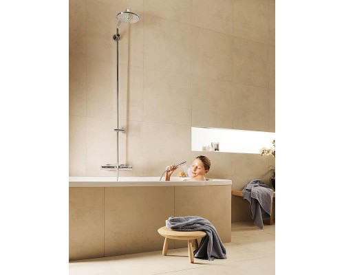 Душевая система GROHE Rainshower 210 для ванны с термостатическим смесителем для ванны, хром (27641000)