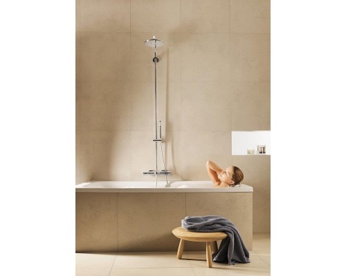 Душевая система GROHE Rainshower 210 для ванны с термостатическим смесителем для ванны, хром (27641000)