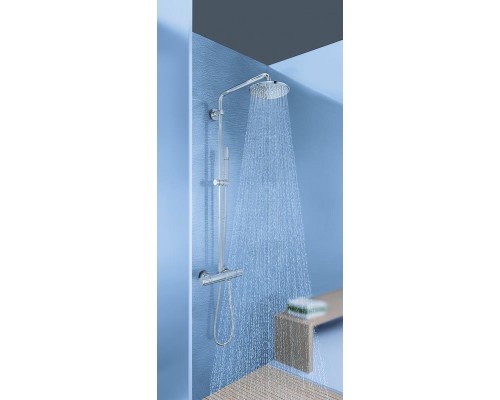 Душевая система GROHE Rainshower 210 для ванны с термостатическим смесителем для ванны, хром (27641000)