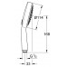 Душевая лейка Grohe Power&Soul Cosmopolitan 115 27661000