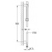 Душевой гарнитур GROHE Euphoria Cube (ручной душ, штанга 900 мм, шланг 1750 мм), хром (27700000)