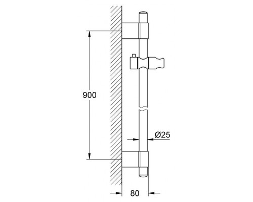 Душевая штанга Grohe Power&Soul 27785000