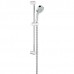 Душевой гарнитур GROHE Tempesta Cosmopolitan 100, 4 режима струи, душевая штанга 600 мм, 9,5 л/мин, хром (27787002)