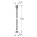 Душевой гарнитур GROHE Tempesta New IV, штанга 600 мм, хром (27795001)