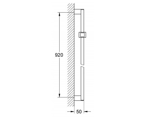 Душевой гарнитур Hansgrohe 27841000 Raindance Classic 100 AIR 3jet/Unica'Classic 90 см