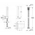 Душевой набор GROHE Euphoria Cube+ Stick, хром (27889000)