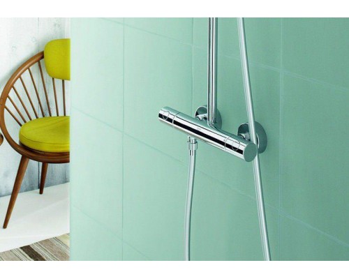 Душевая система с термостатом для настенного монтажа, GROHE Tempesta Cosmopolitan 160, хром, (27922000)