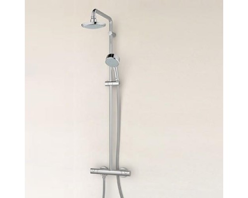 Душевая система с термостатом для настенного монтажа, GROHE Tempesta Cosmopolitan 160, хром, (27922000)