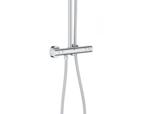 Душевая система с термостатом для настенного монтажа, GROHE Tempesta Cosmopolitan System 210, хром, (27922001)