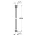 Душевой шланг, 1250 мм, GROHE Relexaflex Metal Longlife, хром, (28142000)