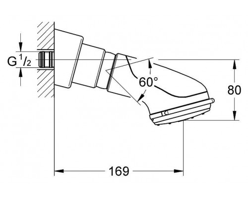 Верхний душ Dual Grohe Relexa plus 28190 000 (28190000)