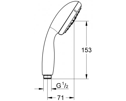 Ручной душ Grohe Tempesta 28419002