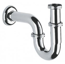 28947000 Сифон 1 1/4 для раковины (трубный), хром
