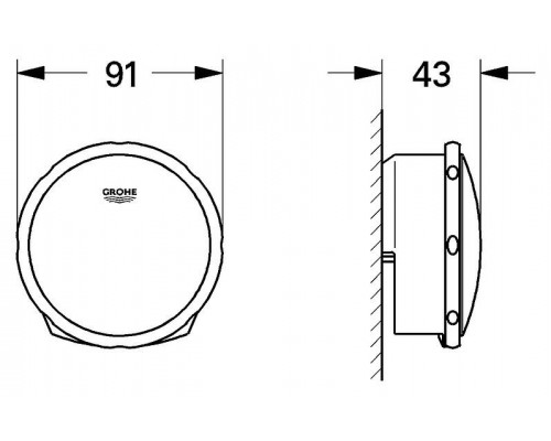 28990000 Talento наливной, сливной и переливной гарнитур (внутрення часть) для внеш части арт. 19952000)