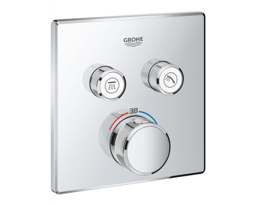 Смеситель Grohe термостатический для ванны или душа Grohtherm SmartControl 29124000 на 2 выхода