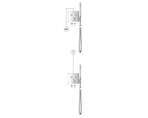 Термостат Grohtherm SmartControl 29125000 на 2 выхода
