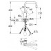 Смеситель кухонный Grohe Eurodisc Cosmopolitan 31122002